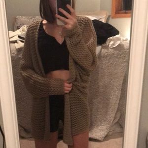 aerie knit cardigan